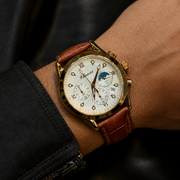 CHENXI Men's Chronograph Quartz Watch – Sun and Moon Phase