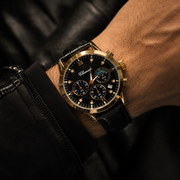 CHENXI Men's Chronograph Quartz Watch – Sun and Moon Phase