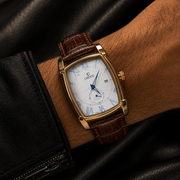 CHENXI Men's Rectangle Small Seconds Leather Quartz Watch
