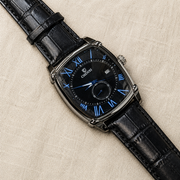 CHENXI Men's Rectangle Small Seconds Leather Quartz Watch