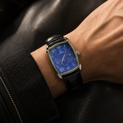 CHENXI Men's Rectangle Small Seconds Leather Quartz Watch