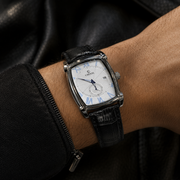 CHENXI Men's Rectangle Small Seconds Leather Quartz Watch