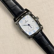 CHENXI Men's Rectangle Small Seconds Leather Quartz Watch