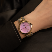 Chenxi Luxury Roman Numeral Sky Blue MOP Dial Jubilee Watch
