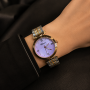 Chenxi Luxury Roman Numeral Sky Blue MOP Dial Jubilee Watch