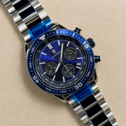 POEDAGAR Luxury Male Chronograph Wristwatch with Bezel Scale & Luminous Hands
