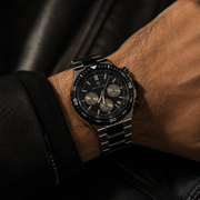 POEDAGAR Luxury Male Chronograph Wristwatch with Bezel Scale & Luminous Hands