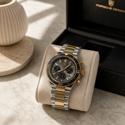 POEDAGAR Luxury Male Chronograph Wristwatch with Bezel Scale & Luminous Hands