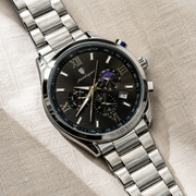 POEDAGAR Luxury Male Quartz Wristwatch with Multi-Subdial & Date Display