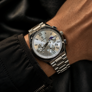 POEDAGAR Luxury Male Quartz Wristwatch with Multi-Subdial & Date Display