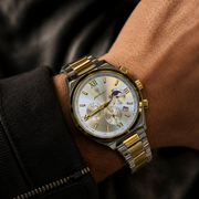 POEDAGAR Luxury Male Quartz Wristwatch with Multi-Subdial & Date Display