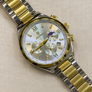 POEDAGAR Luxury Male Quartz Wristwatch with Multi-Subdial & Date Display