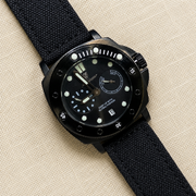 POEDAGAR Male Cushion Dial Quartz Chronograph Watch