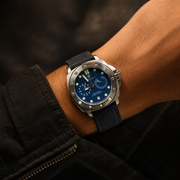 POEDAGAR Male Cushion Dial Quartz Chronograph Watch