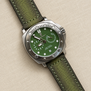 POEDAGAR Male Cushion Dial Quartz Chronograph Watch