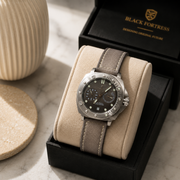 POEDAGAR Male Cushion Dial Quartz Chronograph Watch