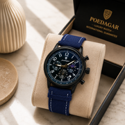 POEDAGAR Tactical Executive Chronograph Men's Sport Watch