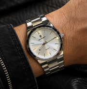 Poedagar Luxury Integrated Bracelet Day-Date Quartz Men's Watch