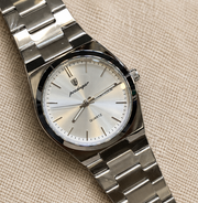 Poedagar Luxury Integrated Bracelet Day-Date Quartz Men's Watch