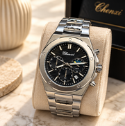 Chenxi Executive Stainless Steel Multi-Function Chronograph Men's Watch
