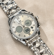 BESTWIN Double Time Men's Dual Display Wrist Watch