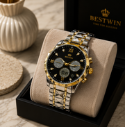 BESTWIN Double Time Men's Dual Display Wrist Watch