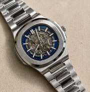 BESTWIN Automatic Men's Skeleton Stainless Steel Wrist Watch