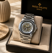 BESTWIN Automatic Men's Skeleton Stainless Steel Wrist Watch