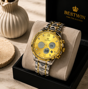 BESTWIN Double Time Men's Dual Display Wrist Watch