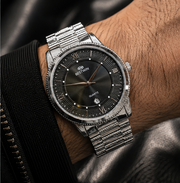 BESTWIN Men's Executive Stainless Steel Chain Watch