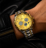 BESTWIN Double Time Men's Dual Display Wrist Watch