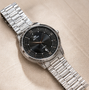 BESTWIN Men's Executive Stainless Steel Chain Watch