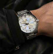 BESTWIN Men's Executive Stainless Steel Chain Watch