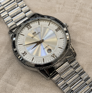 BESTWIN Men's Executive Stainless Steel Chain Watch