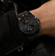 BESTWIN Men's Executive Stainless Steel Chain Watch