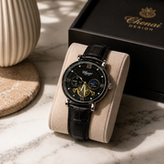CHENXI Automatic Luxury Chronograph Skeleton Watch for Men