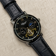 CHENXI Automatic Luxury Chronograph Skeleton Watch for Men