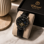 CHENXI Automatic Luxury Chronograph Skeleton Watch for Men
