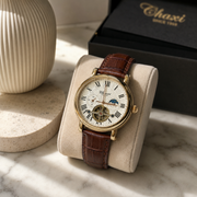 CHENXI Automatic Luxury Chronograph Skeleton Watch for Men
