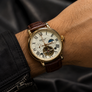 CHENXI Automatic Luxury Chronograph Skeleton Watch for Men