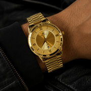 BESTWIN Men's Executive Stainless Steel Chain Watch