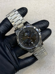 BESTWIN Men's Executive Stainless Steel Chain Watch