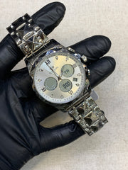 BESTWIN Double Time Men's Dual Display Wrist Watch
