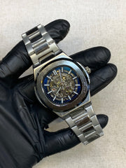 BESTWIN Automatic Men's Skeleton Stainless Steel Wrist Watch