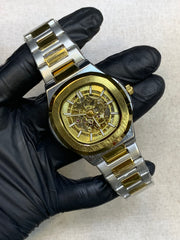 BESTWIN Automatic Men's Skeleton Stainless Steel Wrist Watch