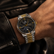BESTWIN Men's Executive Stainless Steel Chain Watch